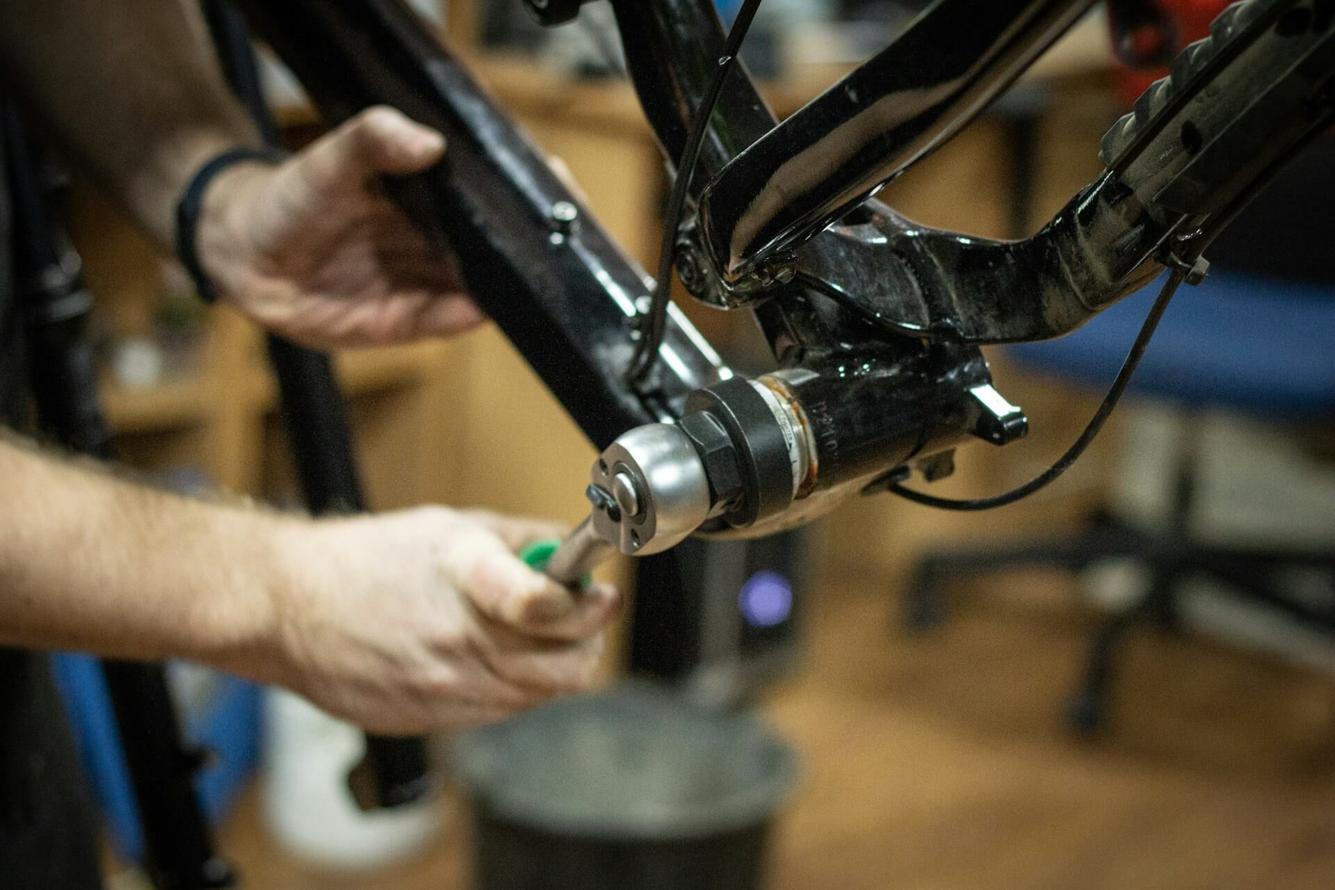 Cykel lagning Cykel lagning hos Cykelhörnan.