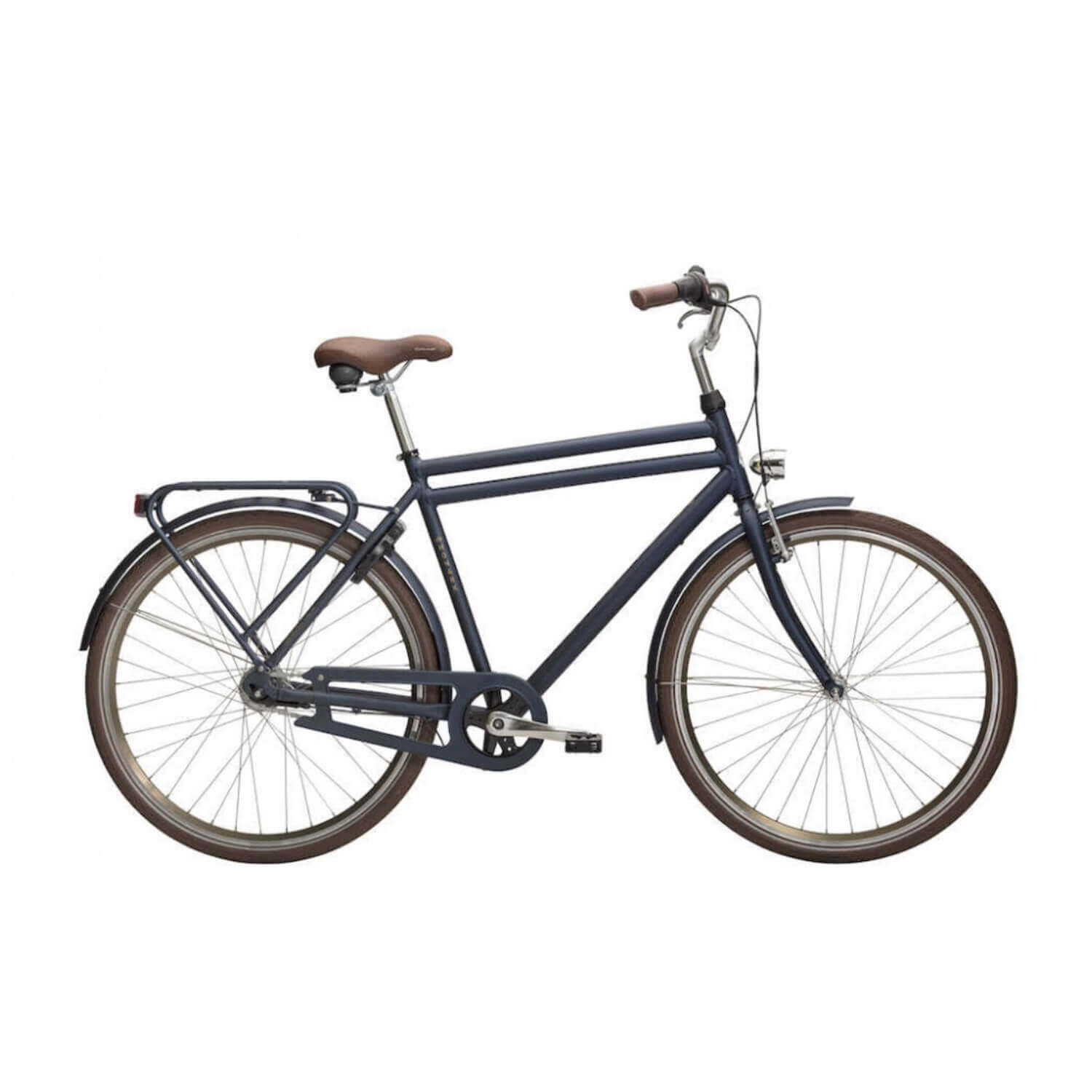 Monark herrcykel Matt blå Monark Karl, en Monark herrcykel hos Cykelhörnan.