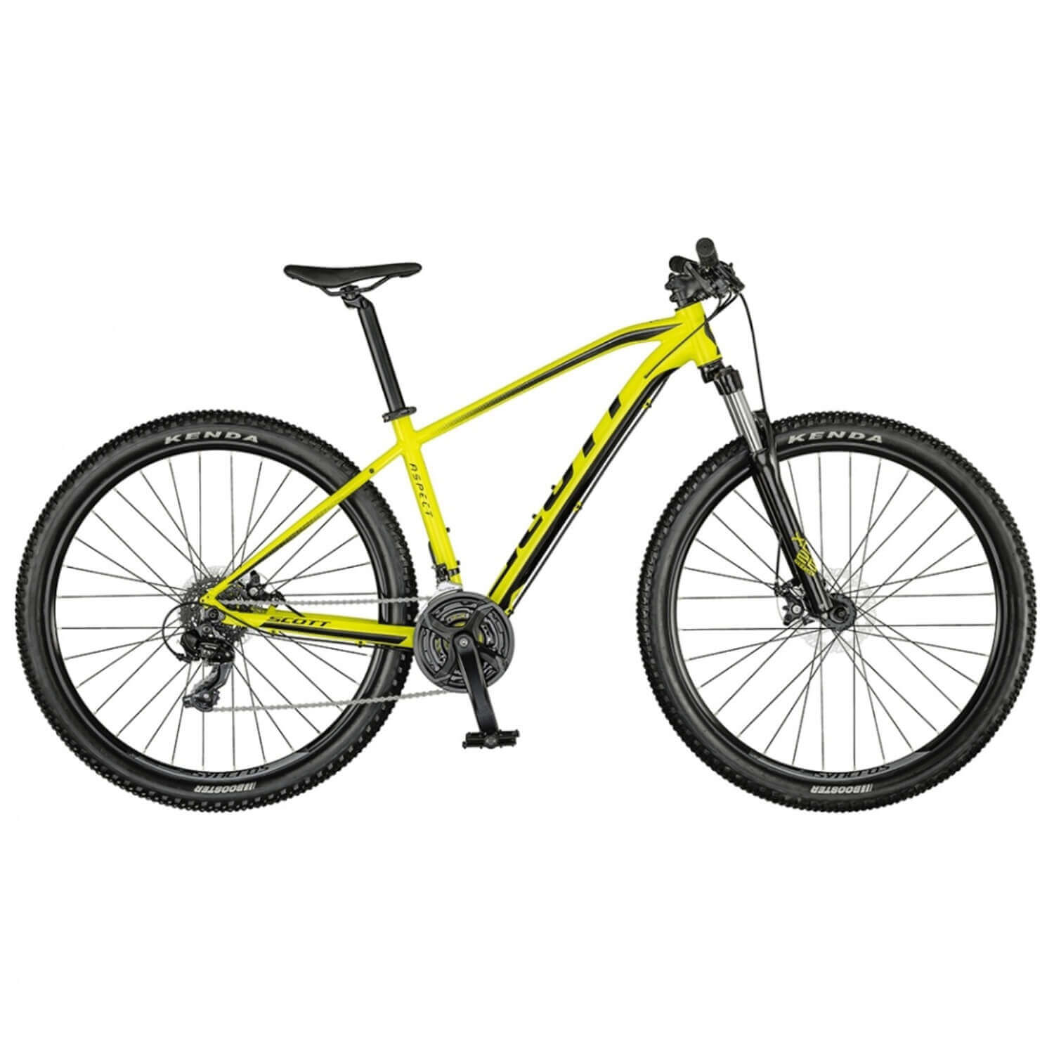 Scott herrcykel Scott Aspect 770 Yellow, en Scott herrcykel hos Cykelhörnan.